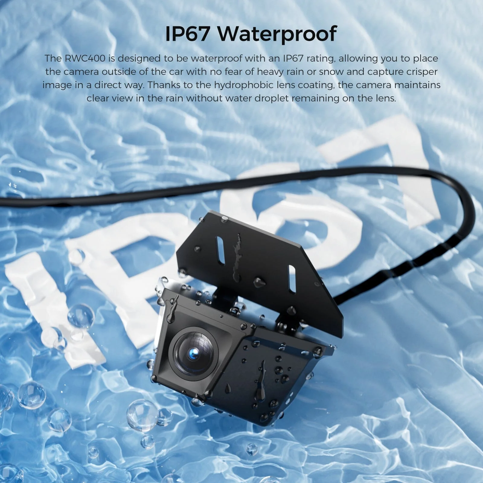 RWC400 2K Waterdichte achtercamera voor VIOFO A329S/A329T - Image 6